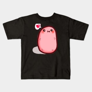 Kawaii Pink Potato Kids T-Shirt